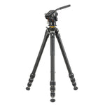 VEO 5 264AV-14 Aluminum Tripod with Counterbalancing Video Head for Cameras, Optics & Smartphones