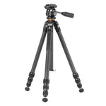 VEO 5 264CO28 Carbon Fiber Outdoor Tripod w/ Pan Head for Scopes, Optics, Cameras