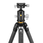 VEO 5 304CB-250S Carbon Tripod w/ Dual-Axis Ball Head for Cameras & Smartphones