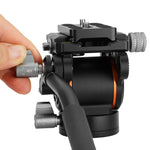 VEO PV-14 Spring-Assisted Video Head for Cameras and Optics