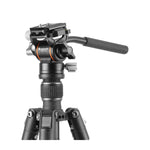 Vesta GO 234 CV10 Carbon Travel Tripod w/ Counterbalancing Video Head