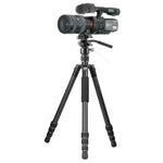 Vesta GO 264 CV12 Carbon Travel Tripod w/ Counterbalancing Video Head